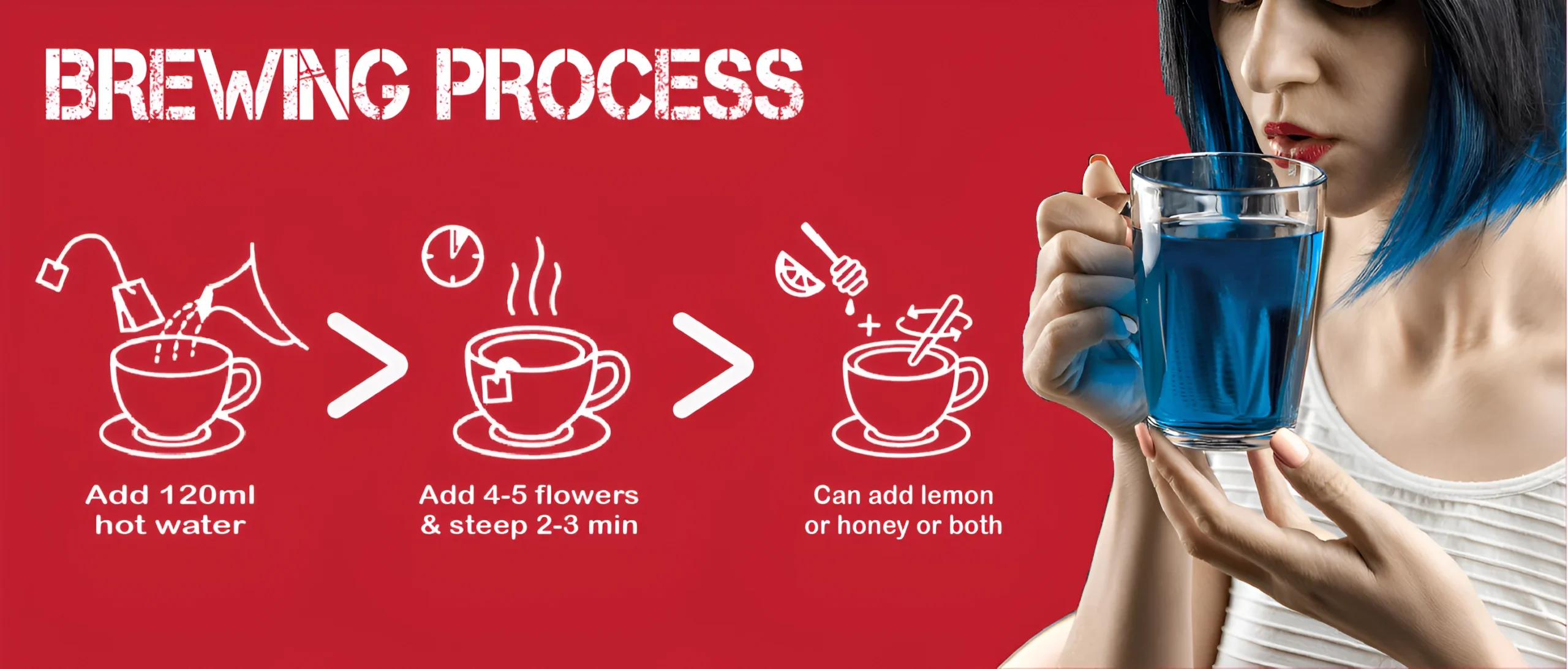 Hibiscus tea Brewing Process